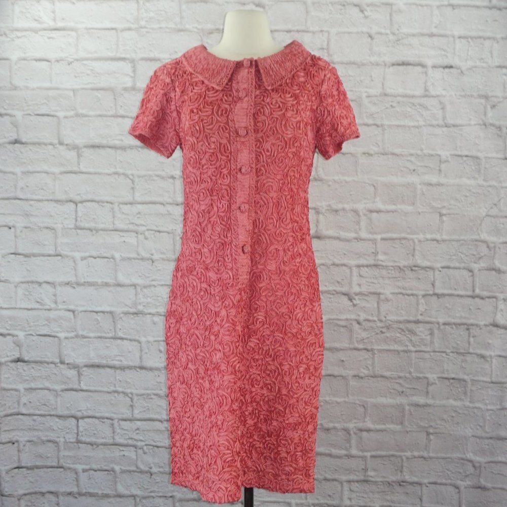 Vintage 50s Pink Dress Small